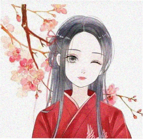 留言者半页稿纸的头像插画